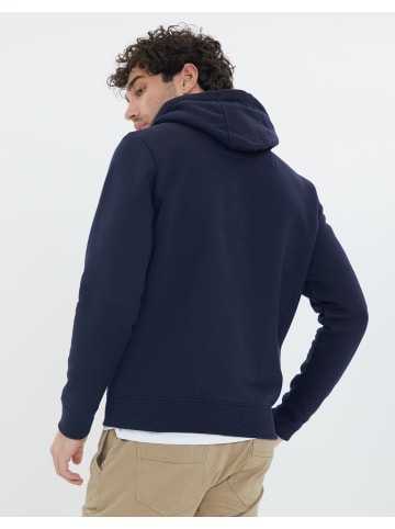 Threadbare Fleecepullover THB Fleece Hoody Berry in blau-schwarz