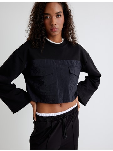 KOTON Sweatshirt in Schwarz