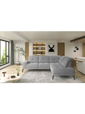 MF Design Neviro Recamiere Rechts in Grau -  (L) 200 x (B) 275 x (H) 98 cm