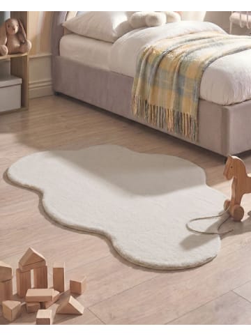 Beliani Schaffell PARSON in Beige - (W) 120 x (L) 80 cm