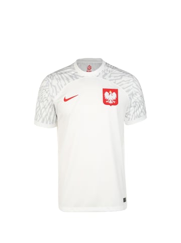 Nike Performance Fußballtrikot Polen Home Stadium WM 22 in weiß / rot