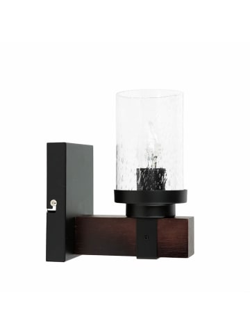 Licht-Erlebnisse Wandlampe in Schwarz Braun