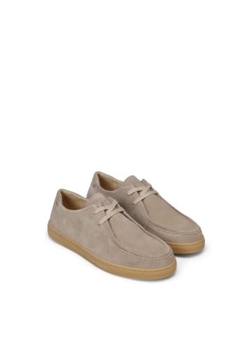 Marc O'Polo Slipper Model Karo im Wallabee-Stil in light taupe