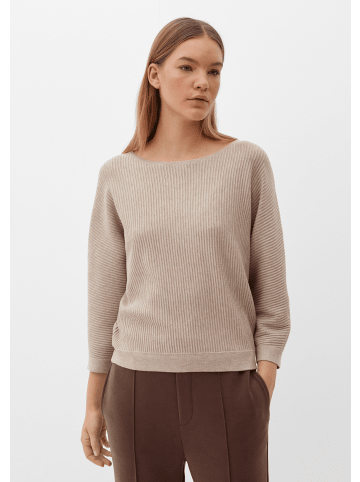 s.Oliver BLACK LABEL Strickpullover 3/4 Arm in Beige