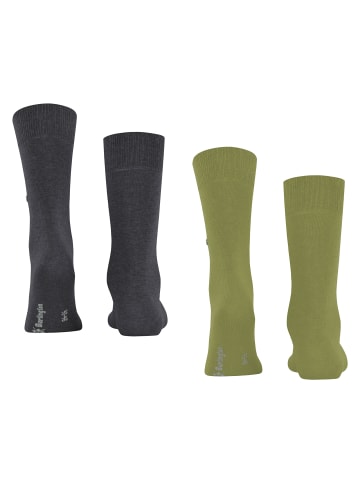 Burlington Socken 2er Pack in Grün (Kiwi)