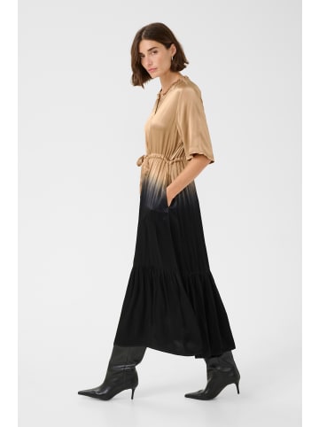 CULTURE Kleid CUberry Relaxed fit in Tannin/Black