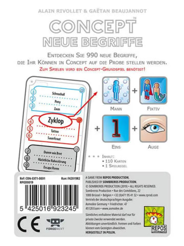 Asmodee Concept - Neue Begriffe