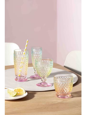 Villeroy & Boch 4er Set Longdrinkglas Boston Pearl 300 ml bunt in bunt