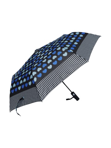COFI 1453 Teleskop Taschenschirm mit Schutzhülle ø100 cm in Blau