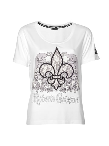 Roberto Geissini Deluxe T-Shirt Weiß