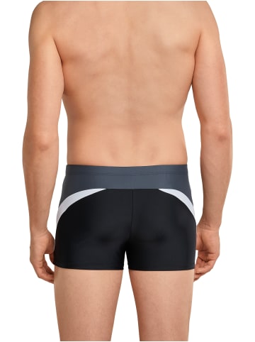 Schiesser Badeshorts Aqua in Schwarz