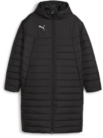 Puma Winterjacke "TeamFinal Bench Jacket" in Schwarz