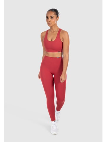 SMILODOX Leggings Marie in Weinrot