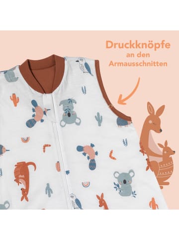 Schlummersack Babyschlafsack, 1.0 TOG in Braun