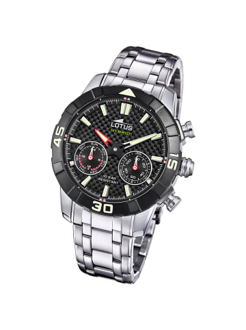 Lotus Chronograph-Armbanduhr Lotus Classic silber groß (ca. 45mm)