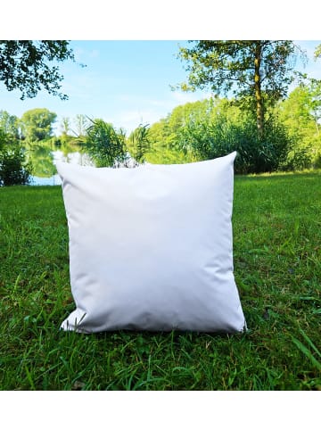JACK 1x Outdoor Kissenhülle 45x45cm Uni in Weiß