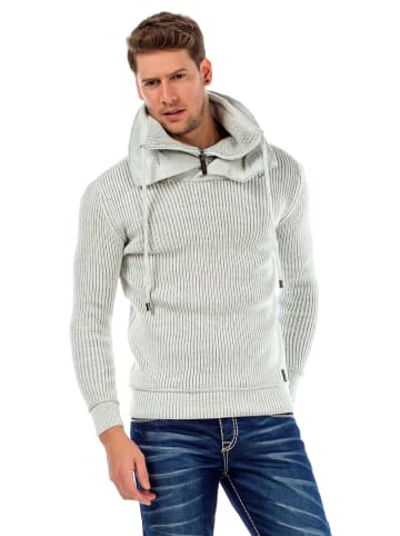 Cipo & Baxx Strickpullover in Grey