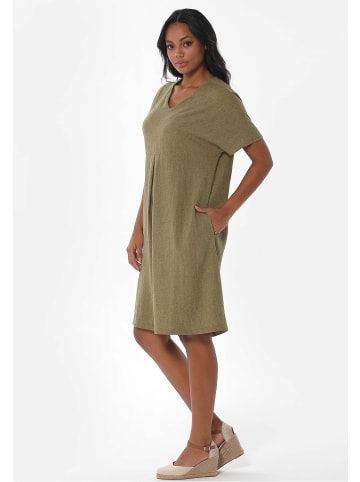 Organication Minikleid "WOR13411" in Oliv