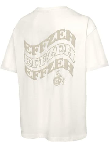 Fußballverein 1. FC Köln Shirt "T-Shirt Wildenburgstraße" in Weiß