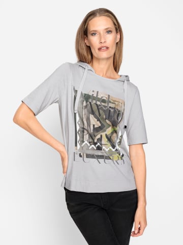 Heine Kapuzenshirt in hellgrau-meliert