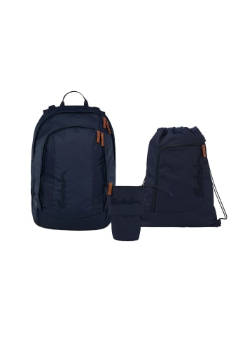 Satch Schulrucksack-Set AIR "Nordic Blue" 3-teilig in Blau