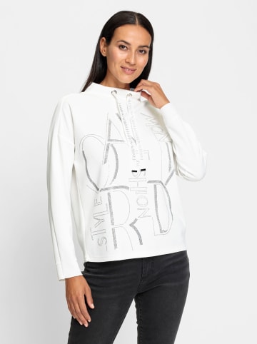 Heine Stehkragenshirt in ecru