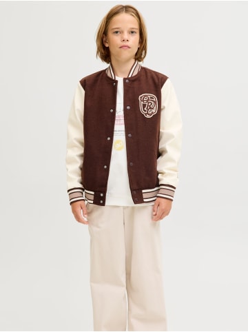 JACK & JONES Junior Blousonjacke in Deep Mahogany