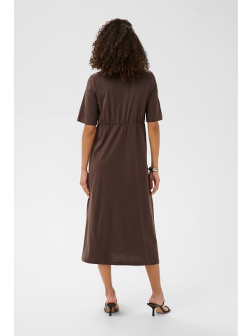 Kaffe Jerseykleid KAcelina A-shape in Chocolate Brown