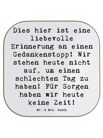 Getränkeuntersetzer Spruch Freude Erleben mit S... in Weiß
