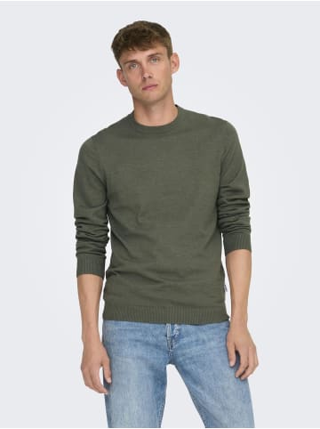 ONLY & SONS Strickpullover in Castor Gray