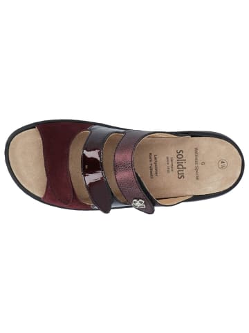 Solidus Pantolette in rot