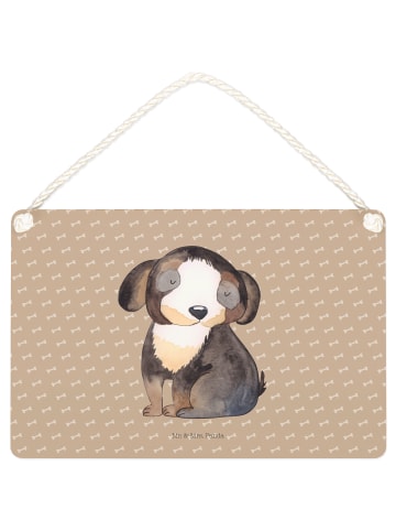 Mr. & Mrs. Panda Schild Hund Entspannen ohne Spruch in Hundeglück