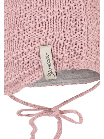 Sterntaler Strickmütze Struktur in rosafarbig