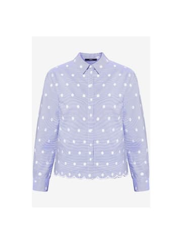 Zero Langarmbluse in bluewhite