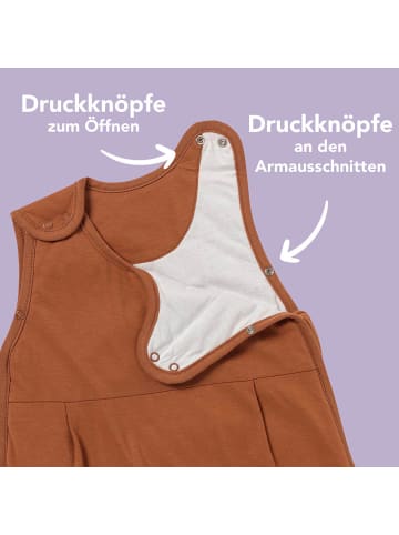 Schlummersack Babyschlafsack, 1.0 TOG in Hellbraun