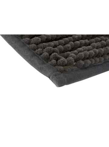Berilo Badteppich rutschfest CLASSIC COMFORT in Anthrazitfarben, 40 x 60 cm