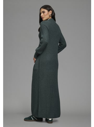 Laura Scott Longstrickjacke in dunkelgrün