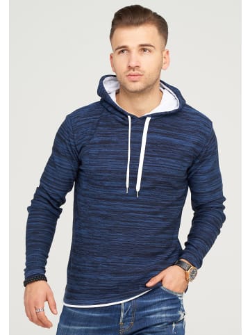 behype Kapuzensweatshirt NATHANAEL in Indigo