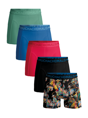 Muchachomalo 5er-Set: Boxershort in Mehrfarbig - für Herren