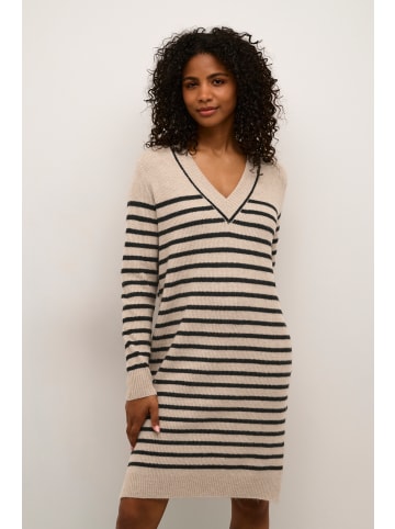 Kaffe Kleid KAjuno Regular fit in Feather Gray Mel/ Black Stripe