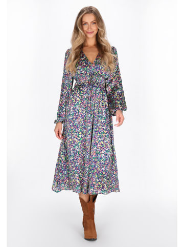 IZIA Dress in blue multicolor