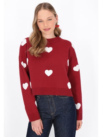 myMo Sweater in wine red