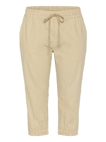 KAFFE curve Hose KCnana Regular fit in Chincilla / White stripe