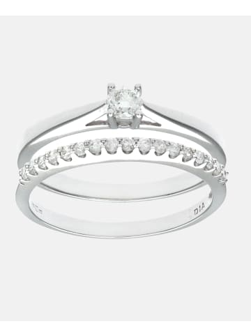 Diamant L'éternel Ring aus 375 Weißgold mit Diamant