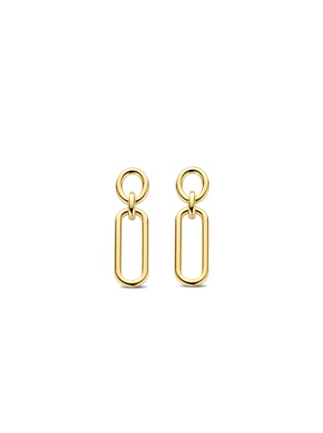 Ti Sento Milano Ohrringe The Rectangular Link in gold