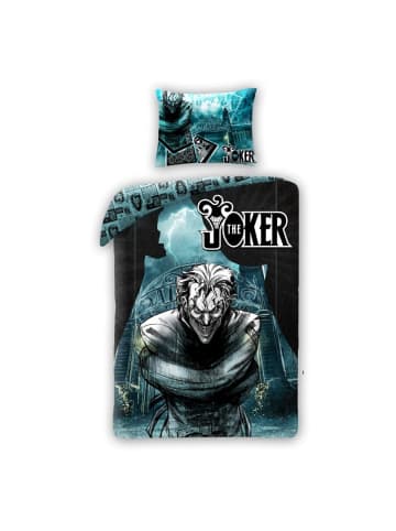 Batman Batman Bettwäsche Set aus Baumwolle Bettdeckenbezug 140 × 200 cm in Blau