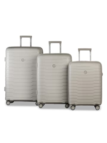 Worldpack Portland 4 Rollen Kofferset 3-teilig natur
