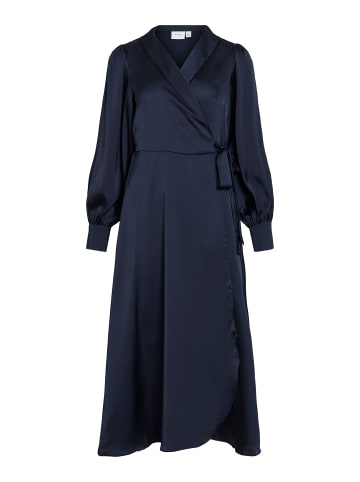 Vila Kleid mit V-Ausschnitt in Navy Blazer