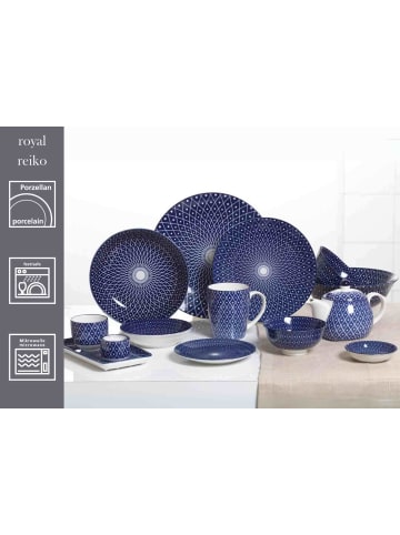 Ritzenhoff & Breker 6er Set Henkelbecher Royal Reiko 350 ml in blau-weiß