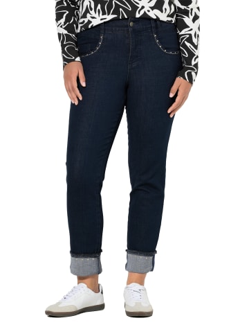 LAURASØN Jeans in dark blue denim